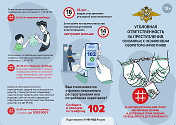 Об уголовной ответственности за преступления, связанные с незаконным оборотом наркотиков